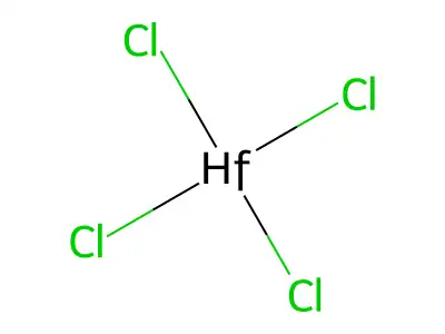 Hafnium tetrachloride structure