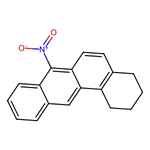 7-Nitro-1,2,3,4-tetrahydrobenz(a)anthracene structure
