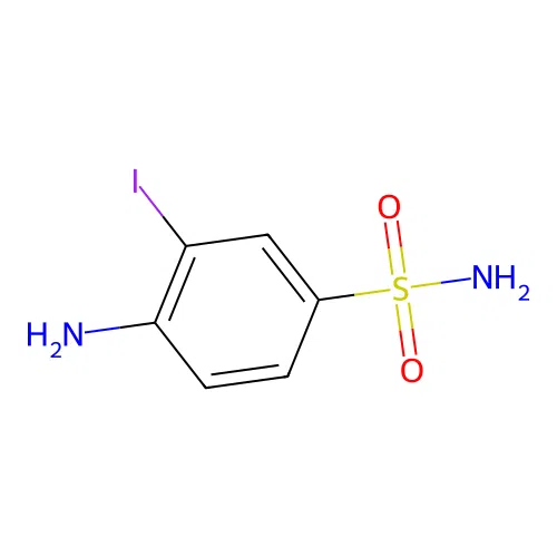 4-Amino-3-iodobenzenesulfonamide structure
