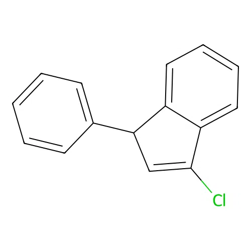 3-chloro-1-phenyl-1H-indene structure