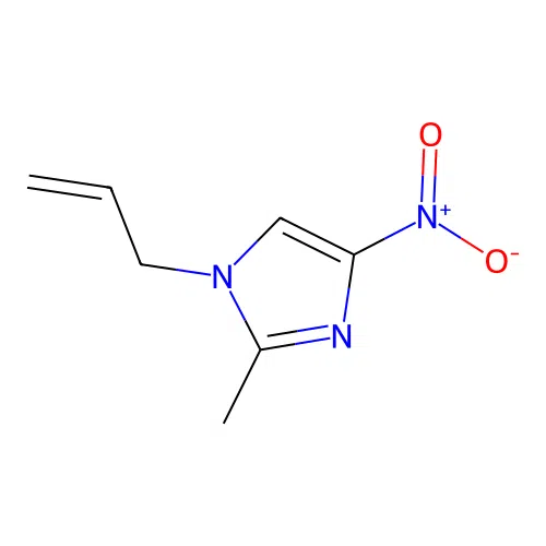 1-Allyl-2-methyl-4-nitro-1H-imidazole structure