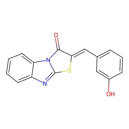 2-(3-hydroxybenzylidene)[1,3]thiazolo[3,2-a]benzimidazol-3(2H)-one structure