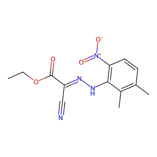 Ethyl cyano({6-nitro-2,3-dimethylphenyl}hydrazono)acetate structure