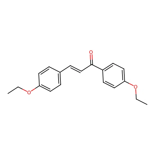(2E)-1,3-bis(4-ethoxyphenyl)prop-2-en-1-one structure