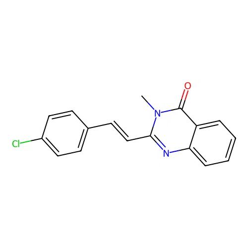 2-[(E)-2-(4-Chloro-phenyl)-vinyl]-3-methyl-3H-quinazolin-4-one structure