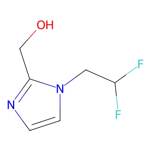 [1-(2,2-Difluoroethyl)imidazol-2-yl]methanol structure