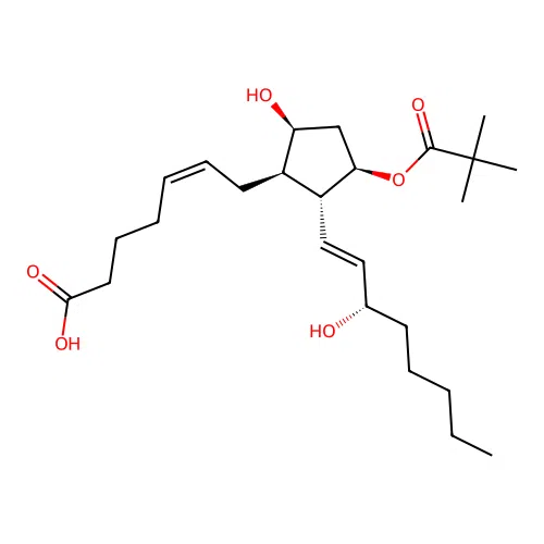 Dinoprost 11-pivalate structure