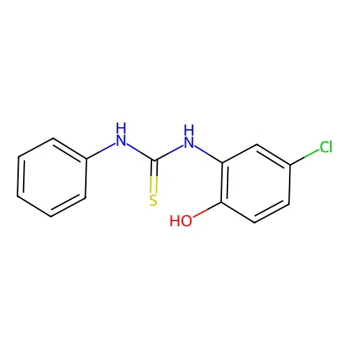 4-Chloro-2-{[(phenylamino)thioxomethyl]amino}phenol structure