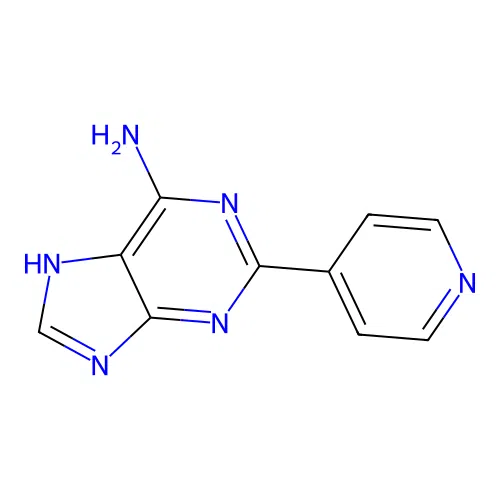 2-pyridin-4-yl-7H-purin-6-amine structure