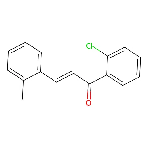 (2E)-1-(2-Chlorophenyl)-3-(2-methylphenyl)prop-2-en-1-one structure