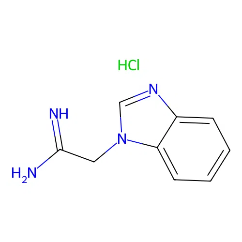 2-(1H-1,3-benzodiazol-1-yl)ethanimidamide hydrochloride structure