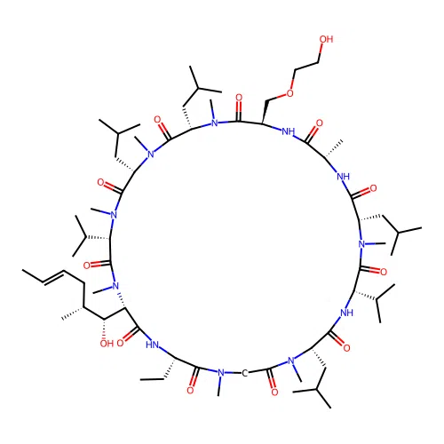 Oxeclosporin structure