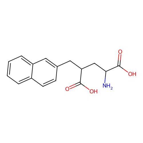 (2R,4R)-4-(naphthalen-2-ylmethyl)glutamicacid structure