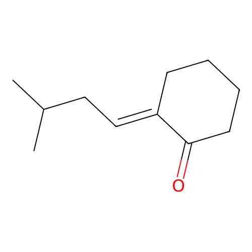 (E)-2-(3-Methylbutylidene)cyclohexanone structure