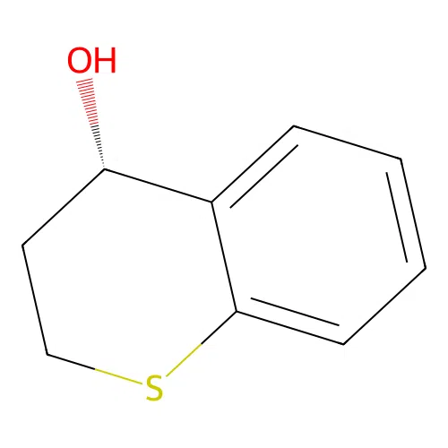 (4S)-3,4-dihydro-2H-1-benzothiopyran-4-ol structure