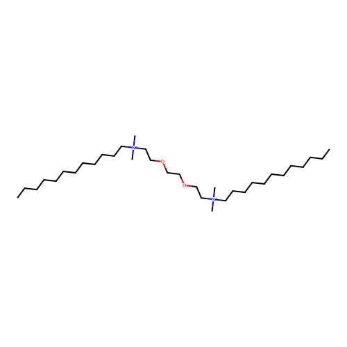 3,6-Dioxaoctamethylene-1,8-bis(dodecyldimethylammonium) structure