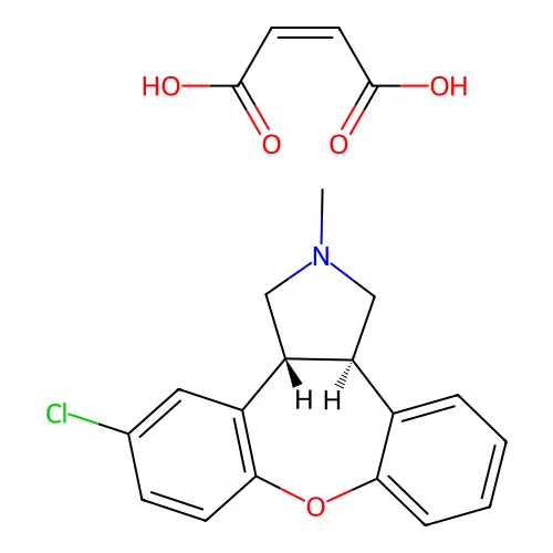 (R,R)-asenapine maleate structure