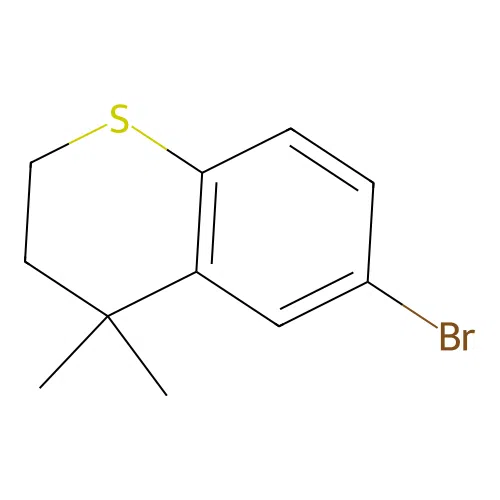 6-Bromo-4,4-dimethylthiochroman structure