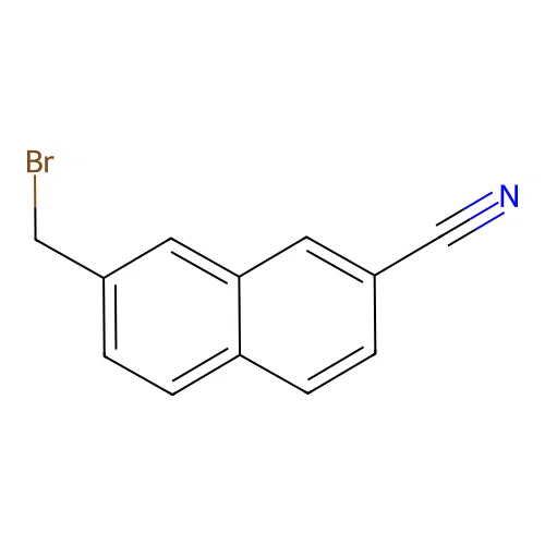 7-(Bromomethyl)-2-naphthonitrile structure