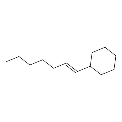 1-Cyclohexylheptene structure