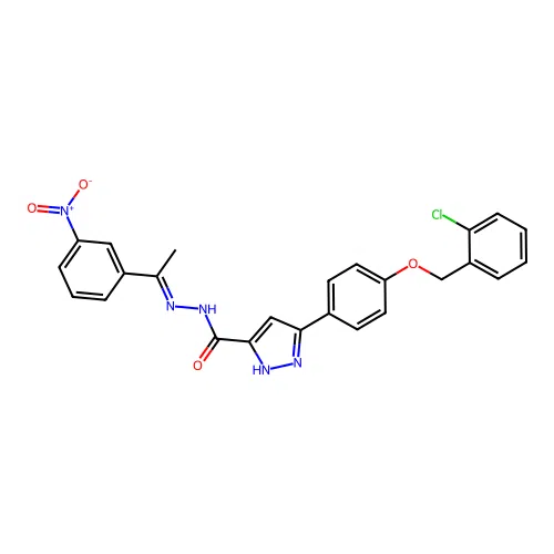 C25H20ClN5O4 structure