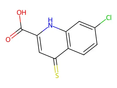 7-Chlorothiokynurenic acid structure