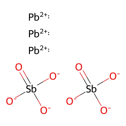 Lead antimonate(V) structure