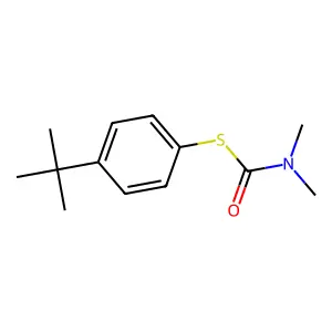 S-(4-tert-Butylphenyl) dimethylcarbamothioate structure