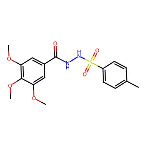 2'-(p-Tosyl)(3,4,5-trimethoxybenzo)hydrazide structure