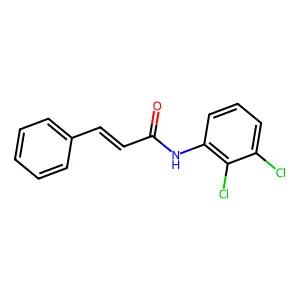 (E)-N-(2,3-dichlorophenyl)-3-phenylprop-2-enamide structure