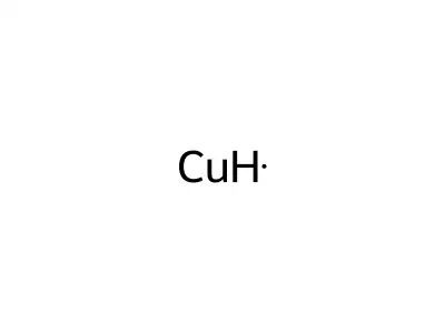 Copper Monohydride structure