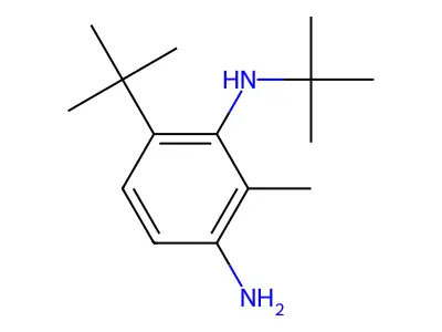 1,3-Benzenediamine, N3,4-bis(1,1-dimethylethyl)-2-methyl- structure
