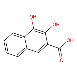 3,4-Dihydroxynaphthalene-2-carboxylic acid structure