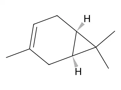 (+)-3-Carene structure