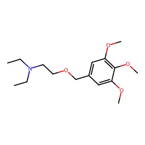 Ethylamine, N,N-diethyl-2-((3,4,5-trimethoxybenzyl)oxy)- structure