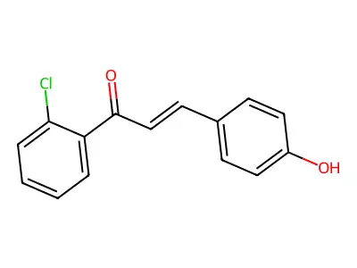 2'-Chloro 4-hydroxy chalcone structure