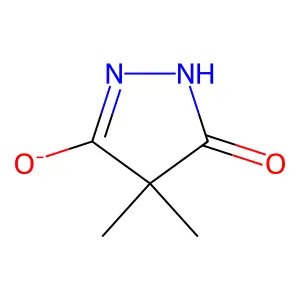 3,5-Pyrazolidinedione, 4,4-dimethyl-, ion(1-) structure