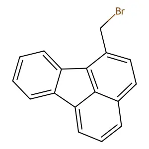 1-Bromomethylfluoranthene structure