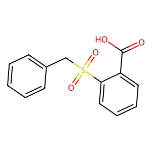 2-(Benzylsulfonyl)benzoic acid structure