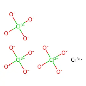 Perchloric acid, chromium(3+) salt (3:1) structure