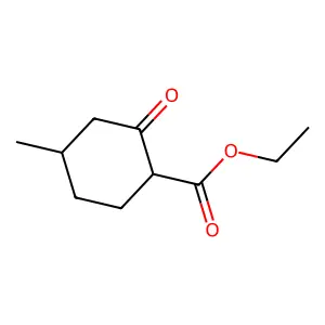 Ethyl 4-methyl-2-oxocyclohexanecarboxylate structure