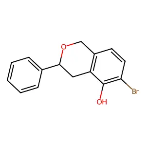 6-Bromo-5-hydroxy-3-phenylisochroman structure