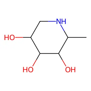 2-Methyl-3,4,5-piperidinetriol structure