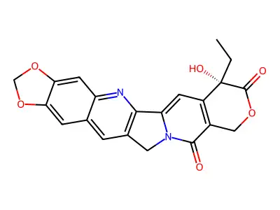 10,11-Methylenedioxy-20-camptothecin structure