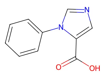 1-phenyl-1H-imidazole-5-carboxylic acid structure
