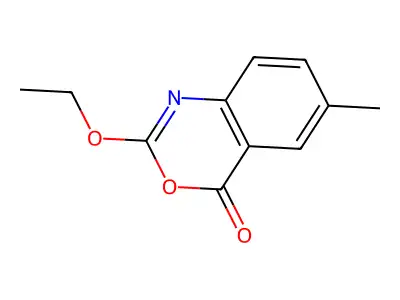 2-Ethoxy-6-methyl-3,1-benzoxazin-4-one structure