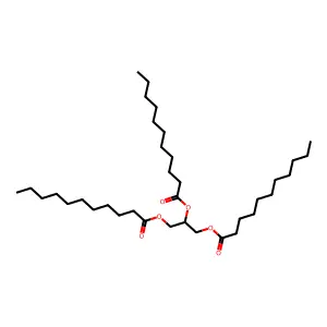 Triundecanoin structure