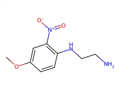 N1-(4-Methoxy-2-nitrophenyl)ethane-1,2-diamine structure