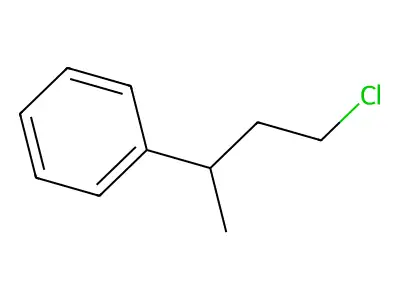 Benzene, (3-chloro-1-methylpropyl)- structure