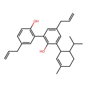 Monoterpenylmagnolol structure